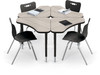 Boomerang Desk and Hierarchy Chair Bundle - MooreCo