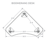 Hierarchy Boomerang Desks - MooreCo