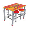 Mobile Stool Table - Group Collaboration High Table