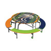 Round Mobile Bench Table