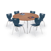 Hierarchy Creator Half Round Tables and Hierarchy Chairs Bundle - MooreCo