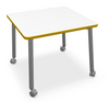 Akt Dry Erase Square Table - MooreCo w/Optional Casters