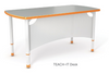 Rectangular Teacher Desks with Front Modesty Panel - Paragon