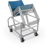 Akt Wire Base Stacking Chairs (Pack of 20) with Stacker Cart - MooreCo