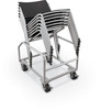 Akt 4-Leg Glide Chairs (Pack of 20) with Stacker Cart - MooreCo