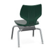Flavors 14"H Noodle Chair with Chrome Legs - Smith System 11853#CHR Forest Green **Extended lead time color