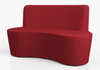 Flowform Learn Lounge Double Seat, Heat - Smith System 55011