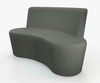 Flowform Learn Lounge Double Seat, Iron - Smith System 55011