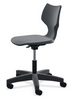 Flavors Adjustable Height Chair with Casters - Smith System 11840# Charcoal
