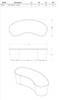 Flowform Outdoor Bean Bench, Spec Sheet - Smith System 5520B