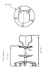 Flavors Adjustable Height Stool Diagram - Smith System