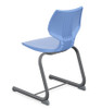 Flavors Cantilever Chair with Platinum Frame - Smith System Blueberry **Extended lead time color