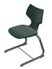 Flavors Cantilever Chair with Platinum Frame - Smith System Forest Green **Extended lead time color