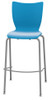 Groove 30"H Fixed Height Stool - Smith System 33891
Cerulean Seat with Platinum Legs