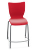 Groove 24"H Fixed Height Stool - Smith System 33889
Red Seat with Chrome Legs **Extended lead time