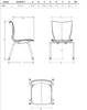 Groove Stack Chair, 14" Spec Sheet - Smith System