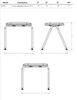 Groove Backless Stool, spec sheet - Smith System