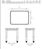Interchange Single Student Rectangular Desk - Smith System - Spec Sheet