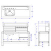 EverPlay Mud Kitchen Diagram - Jonti-Craft 8340JC460