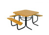 ADA Accessible 48" Square Picnic Table - UltraSite