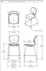 Numbers Fixed Height Stool - Smith System - 22" Spec Sheet