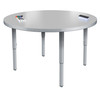 Velocity Circle Shaped Dry Erase Table with Adjustable Height - Allied USA
