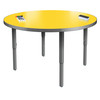Velocity Circle Shaped Dry Erase Table with Adjustable Height - Allied USA