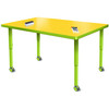 Dry Erase Velocity Rectangle Activity Table with Adjustable Height - Allied 