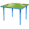 Velocity Square Shaped Dry Erase Table with Adjustable Height - Allied USA VEL3636DE