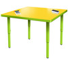 Dry Erase Velocity Square Activity Table with Adjustable Height - Allied