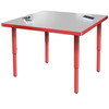 Dry Erase Velocity Square Activity Table with Adjustable Height - Allied