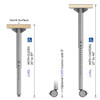 Velocity Modern Height Adjustable Leg - Allied USA