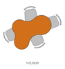 Engage Cloud Markerboard Table - Russwood