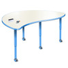 Velocity Merge Shaped Dry Erase Table with Adjustable Height - Allied USA