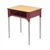 Capella Open Front Desk with Plastic Book Box - Columbia DK-CAP-RECT-1824-AM
*Showing HPL Top*