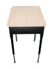 Columbia DK-CAP-RECT-1824-AM Quick Ship Capella Hard Plastic Open Front Desk with Plastic Book Box 