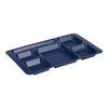 2x2 School Compartment Tray Pack of 24, Navy Blue  - Cambro