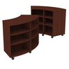 Double-Sided Curved Mobile Bookcase - Marco 4670-60