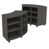 Double-Sided Curved Mobile Bookcase - Marco 4670-60