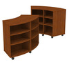 Double-Sided Curved Mobile Bookcase - Marco 4670-60