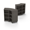 Double-Sided Curved Mobile Bookcase - Marco 4670-60