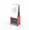 Cascade Spiral Noteboard w/ Shelves - Smith System