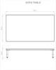 Akt Lounge Sofa Table - MooreCo AK-TB-297810