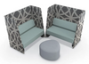 Akt Soft Seating Lounge Ottoman - MooreCo - Sold Individually