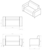Phoeby Outdoor Loveseat - MooreCo PBA1B1L