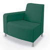 Phoeby Outdoor Outside Curve Single-Arm Chair - MooreCo PBA3R1L - Right