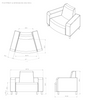 Phoeby Outdoor Soft Seating Outside Curve Chair - MooreCo PBA3B1L
