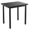 High Pressure Laminate Fixed Height Steel Frame Science Table - NPS **24"W x 30"L - Black Frame** High Pressure Laminate Fixed Height Steel Frame Science Table - NPS **24"W x 30"L - Black Frame**