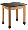 Phenolic Fixed Height Wood Frame Science Table - NPS **24"W x 30"L x 30"H** Phenolic Fixed Height Wood Frame Science Table - NPS **24"W x 30"L x 30"H**