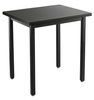 Epoxy Fixed Height Steel Frame Science Table - NPS **24"W x 30"L - Black Frame**